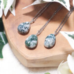 Boomagaat edelsteen ketting - Crystal Cave