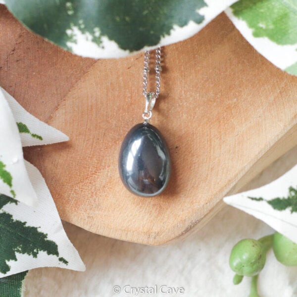 Hematiet zilveren ketting - Crystal Cave