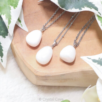 Mangano calciet edelsteen ketting - Crystal Cave