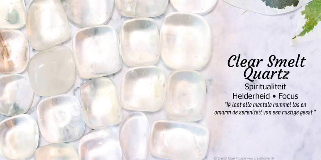 Clear smelt quartz informatie - Crystal Cave