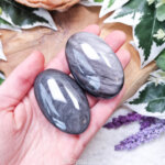 Zilver obsidiaan grote edelsteen - Crystal Cave