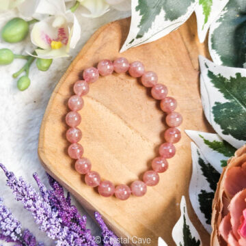 Aardbeienkwarts sieraden - Crystal Cave