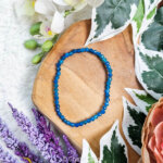 Blauwe apatiet edelsteen armband kind - Crystal Cave