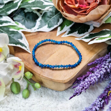Blauwe apatiet facet armband - Crystal Cave
