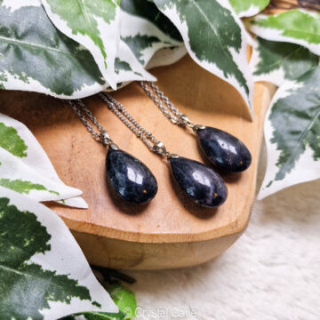 Zwarte jaspis ketting - Crystal Cave