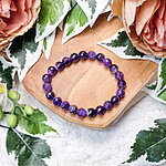 amethistkwarts facet geslepen armband