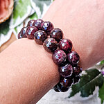 granaat 12mm facet armband
