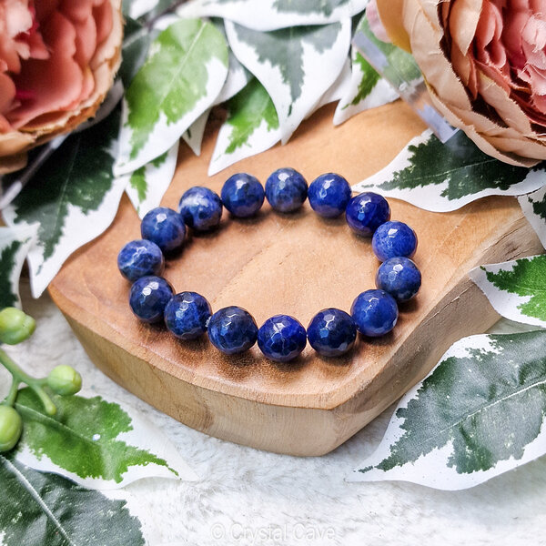 sodaliet kristallen armband