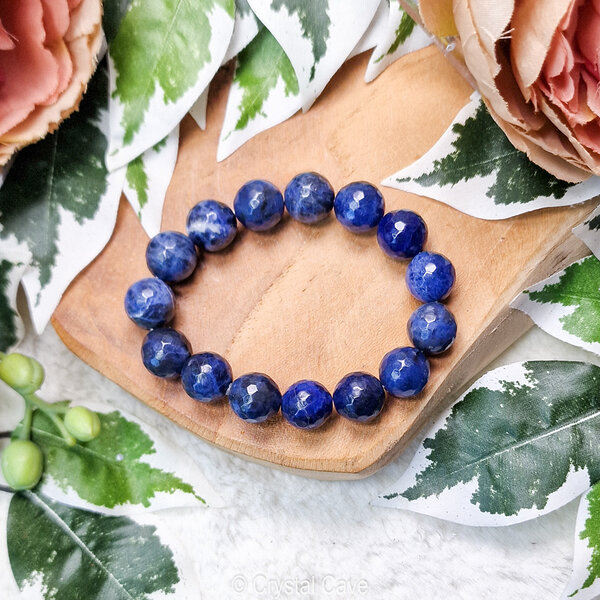 sodaliet natuurlijke edelstenen armband
