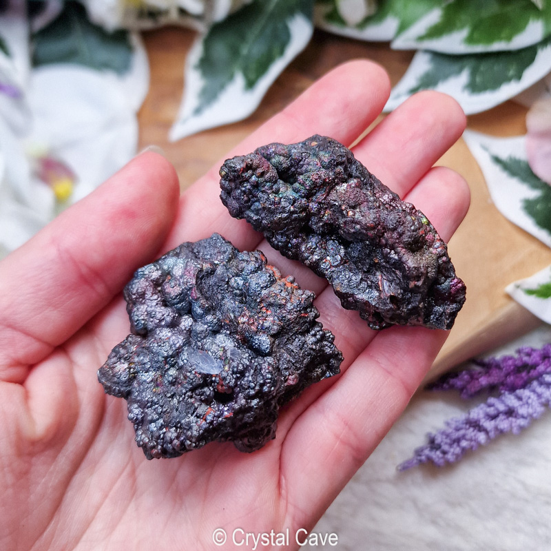 Edelstenen en Mineralen G 17 iriserende goethiet brok