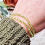 peridoot facet armband 3mm